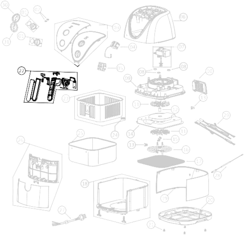 Cabo Alça Puxador Vermelho para Fritadeira Elétrica Air Frye... | É bom mesmo? Descubra antes de comprar - Image 5