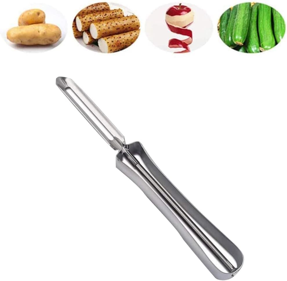 Descascador de batata rotativo, descascador de legumes de aç... - Image 4