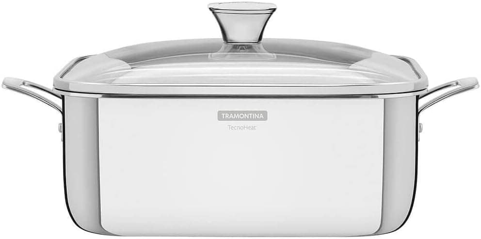 CACAROLA FDA.QUADRAD.ACO INOX GRANO