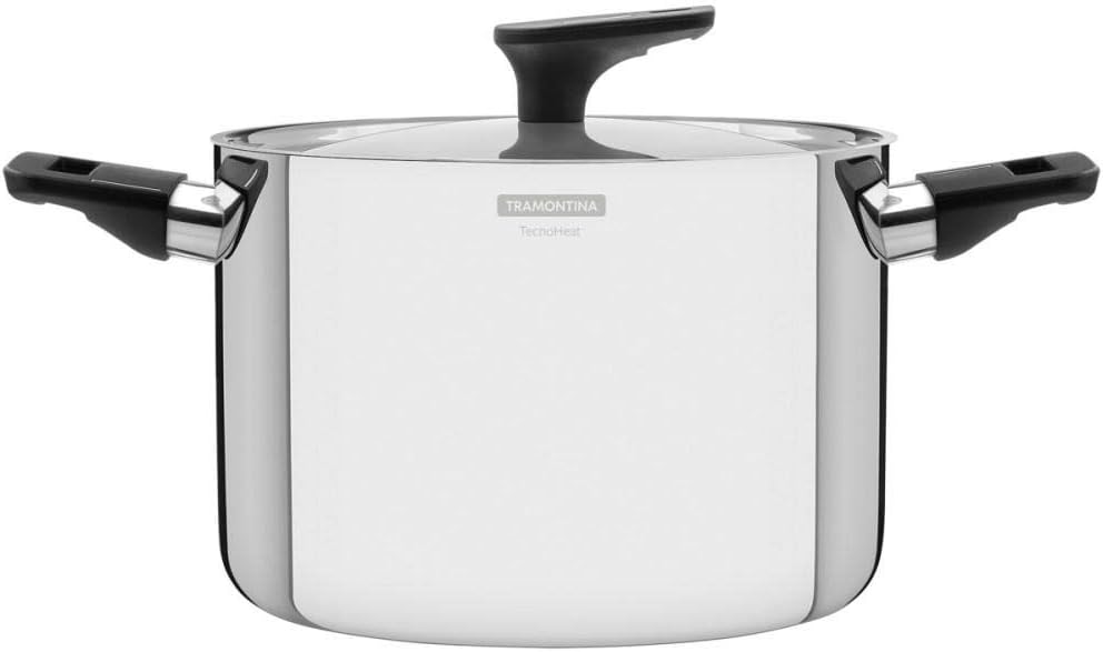 Caldeirão Aço Inox Com Alça Grano Baquelite Tramontina