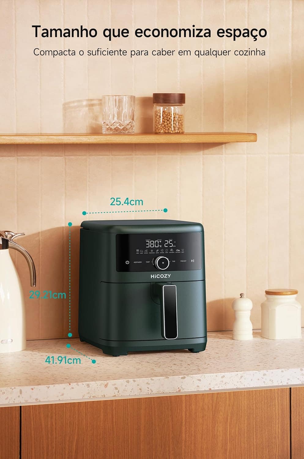 Fritadeira Sem Óleo Air Fryer 5.7L,1500W, 127V,Sem Cheiro, P... | É bom mesmo? Descubra antes de comprar - Image 6