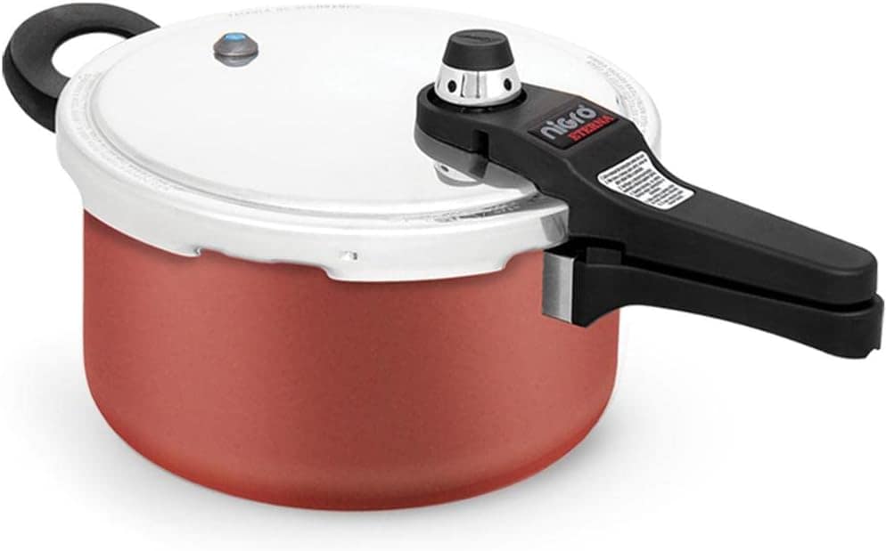 Panela de Pressão Alumínio Grená 4,5 lts Nigro Eterna