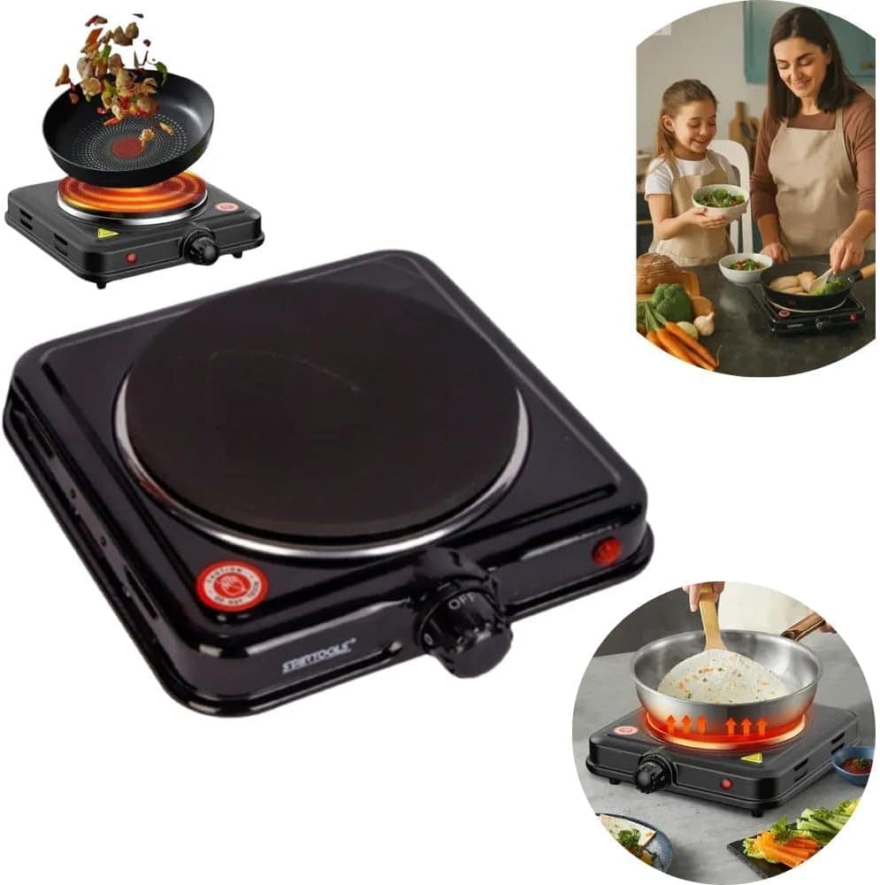 Fogão Cooktop Elétrico Uma Boca Portátil Fogareiro Mesa Camp... - Image 5