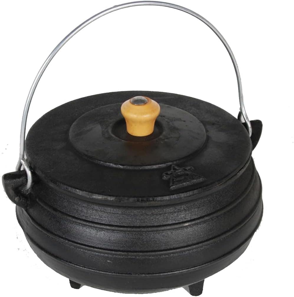 Panela Caldeirão Tripé nº 4 Com Tampa em Ferro Fundido 1,6 L...