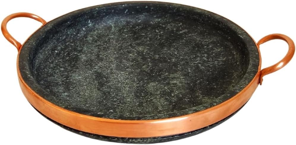 Frigideira Pedra Sabão Mantém Calor 26 Cm Antiaderente Rústi... - Image 4