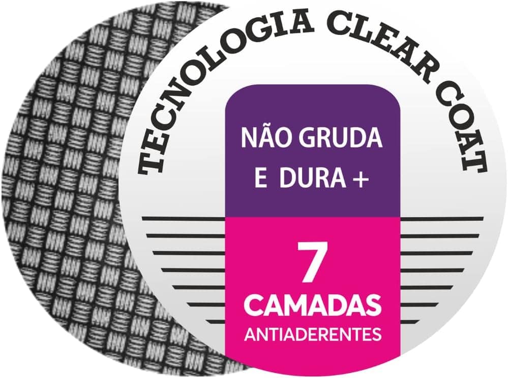 Frigideira Funda N°23 Patolux Antiaderente Clear Coat Preto ... - Image 2