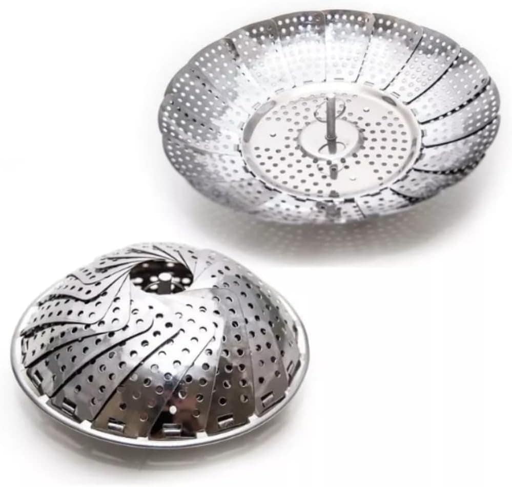 Cesto Cozimento a Vapor Inox Cozinha Legumes na Panela - Image 7